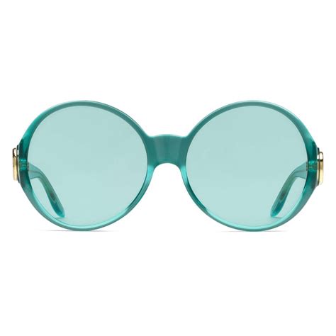 Gucci - Round Sunglasses - Light Blue - Gucci Eyewear - Avvenice