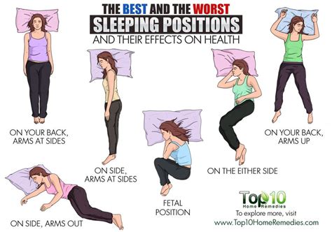 The Best and Worst Sleeping Positions and Their Effects on Health | Top 10 Home Remedies