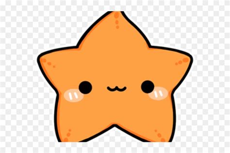 Starfish Clipart Kawaii - Cute Starfish Drawing - Free Transparent PNG ...