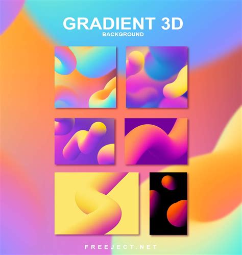 Free Download Gradient 3D Background - Jpeg File