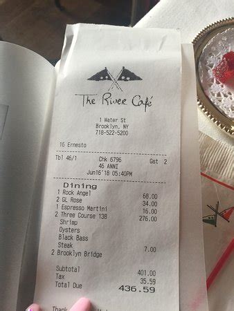 The River Cafe, Brooklyn - Menu, Prices & Restaurant Reviews - TripAdvisor