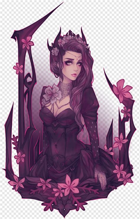 Art agent Anime Gothic art, gothic, purple, cg Artwork, violet png ...