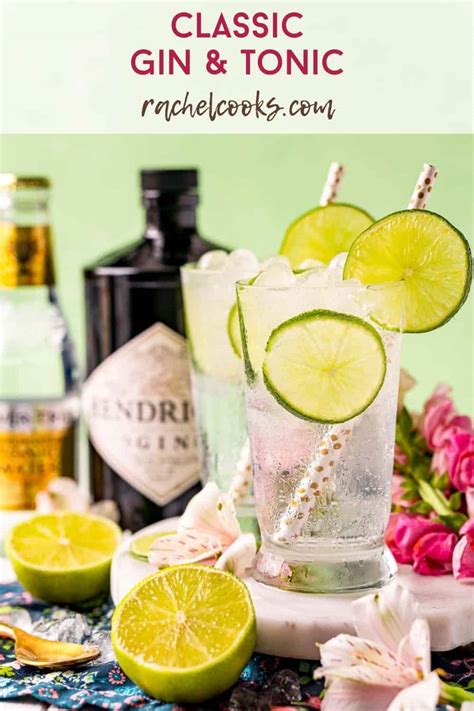 Classic Gin and Tonic Recipe - tips to make the best! - Rachel Cooks®