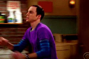 Sheldon Hugging Penny (The Big Bang Theory) | Gifrific