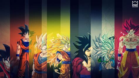 Goku - All SSJ - Wallpaper | Goku wallpaper, Dragon ball wallpapers, Dbz wallpaper