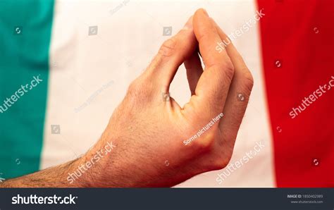 Famous Italian Gesture Pinched Fingers foto stock 1850402989 | Shutterstock