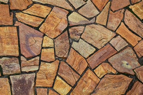 adoquín mármol Roca pavimentación mosaico textura antecedentes. natural marrón pizarra granito ...