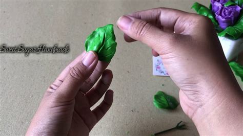 CARA MEMBUAT DAUN DARI CLAY SABUN || TUTORIAL DAUN BUNGA SABUN - YouTube