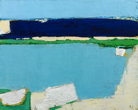 Abstract landscape painting, Nicolas de stael, Abstract art painting