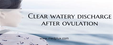 Clear Watery Discharge After Ovulation (Feeling Wet) Am I Pregnant?