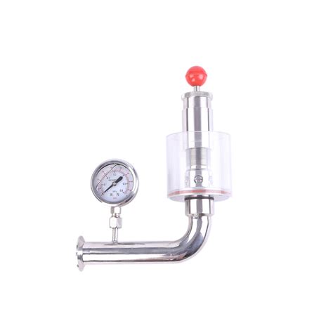 Sanitary Stainless Steel SS304 Air Pressure Relief Valve with Pressure Gauges - Buy Product on ...