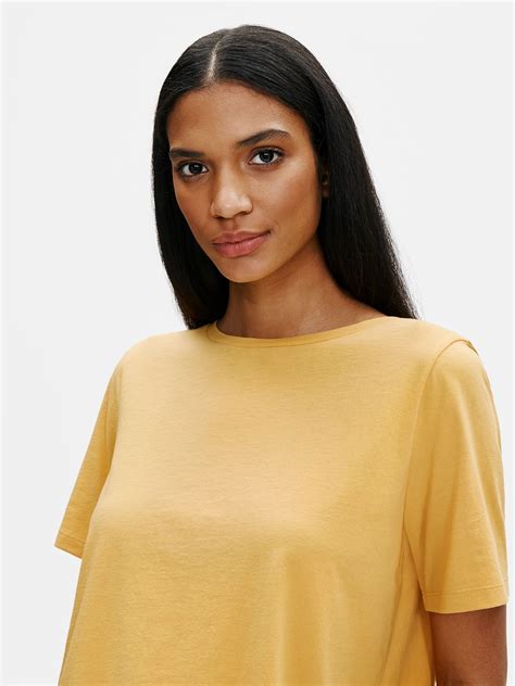 Organic Cotton Jersey Crew Neck Tee | EILEEN FISHER