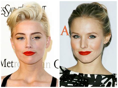 Red lipstick for Blondes with Warm Skin Tones