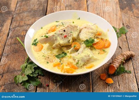 Fish stew with cream stock image. Image of fish, culinary - 118159661