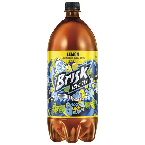 Brisk Iced Tea, Lemon, 2 Liter Bottle - Walmart.com - Walmart.com