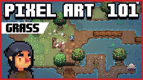 Pixel Art 101: Grass | Pixel art tutorial, Pixel art characters, Pixel art