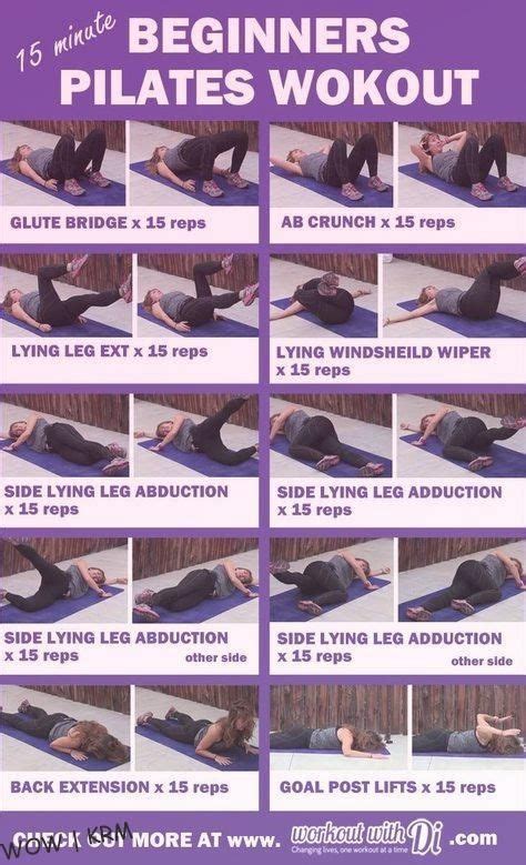 15 Minute Pilates Workout, including video that is great for Beginners. You can | Beginner ...