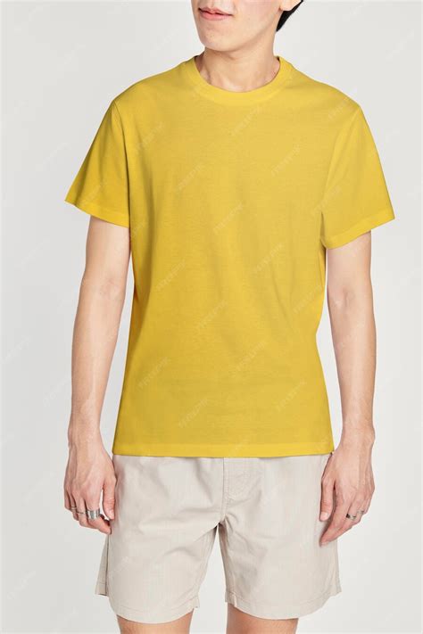 Free Photo | Man in yellow t-shirt