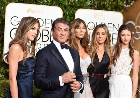 Sylvester Stallone Makes the Golden Globes a Family Affair Picture ...