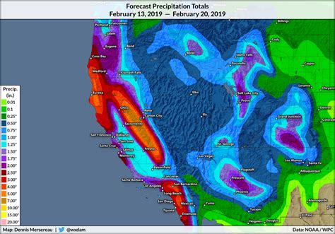 Flash Flooding Is Likely In Central And Southern California On Thursday - DAMWeather