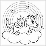 Unicorn Coloring Pages  ColoringBay sketch template