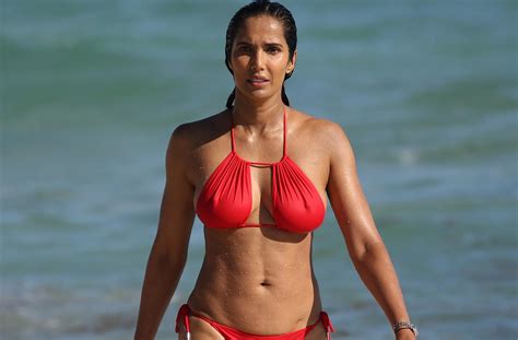 Padma Lakshmi – 'Top Chef' Host Heats Up Miami In Tiny Red Bikini