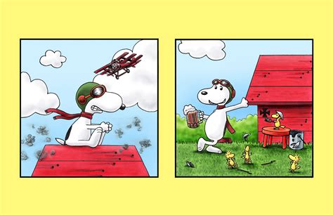 Snoopy vs. the Red Baron 2, in Robert Baker's Commissions & More Comic Art Gallery Room