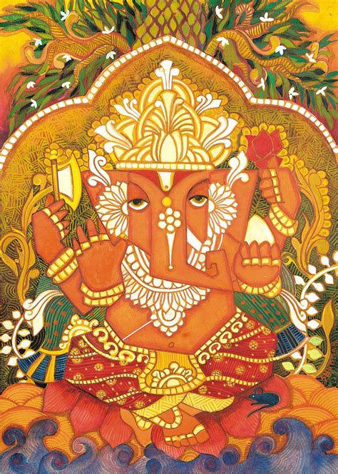 PurnimaArt: Ganesh Paintings | Ganesha painting, Ganesha art, Lord ...