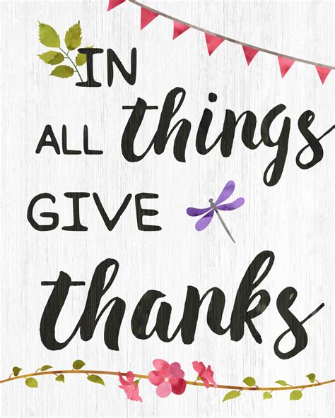 In All Things Give Thanks 1 Thessalonians 5:18 Bible Verse | Etsy