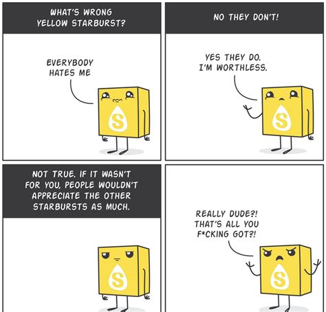 Those yellow Starbursts! : memes