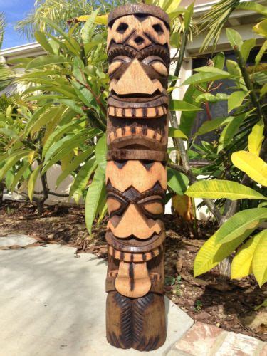 Coconut Palm 2 Headed Tongan Style Tiki by Smokin Tikis Hawaii | Tiki head, Tiki, Enchanted tiki ...