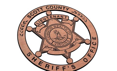 Scott County Sheriff Badge SVG - Etsy