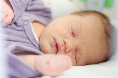 Cute newborn baby sleeping stock image. Image of child - 38051845