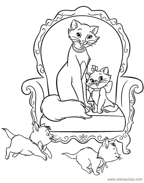 The Aristocats Coloring Pages | Disneyclips.com