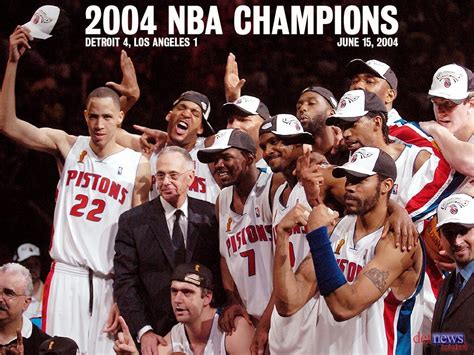 Detroit Pistons 2004 NBA champs | Detroit sports, Detroit basketball ...