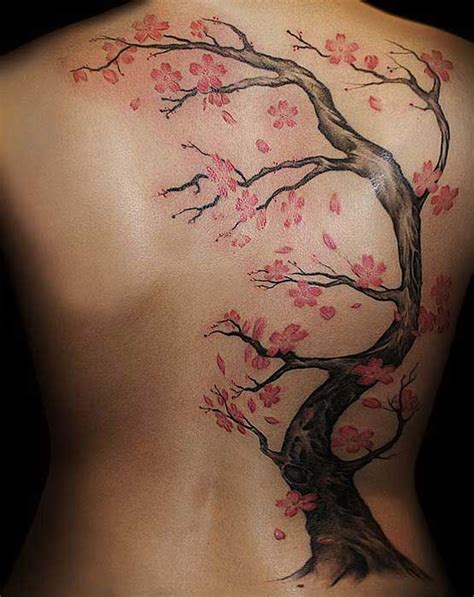 Cherry Blossom Tattoo Designs Women | Full Tattoo | Tatouage de branche ...