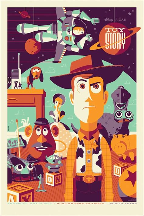 Mondo Unveils Tom Whalen's Beautiful Poster for Pixar's 'Toy Story ...