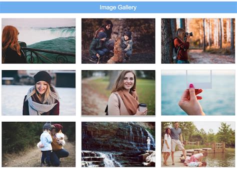 PHP Responsive Image Gallery using CSS Media Queries - Phppot