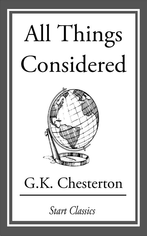 All Things Considered eBook by G. K. Chesterton | Official Publisher ...