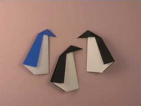 Origami How To - Penguin - YouTube