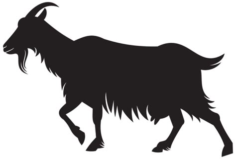 Goat Silhouette PNG Clip Art Image | Animal silhouette, Silhouette art, Art images