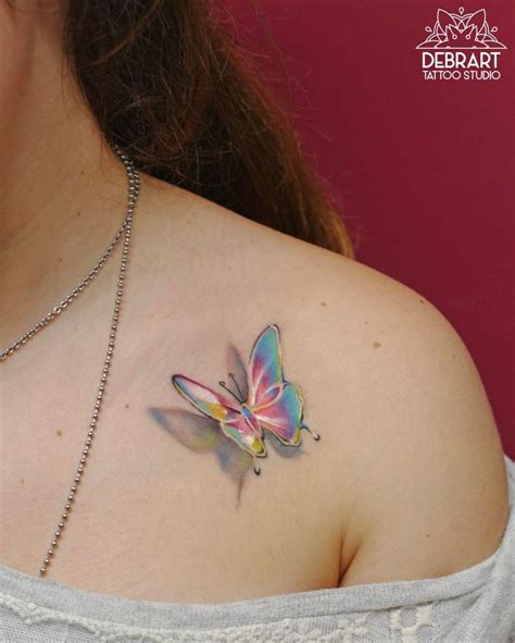 watercolor butterfly tattoo - KickAss Things