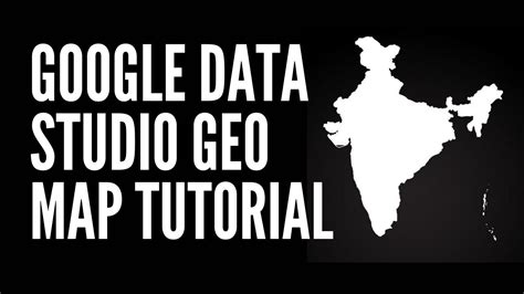 Visualizing Geographic Data using Google Data Studio - YouTube