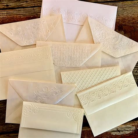 DIY Embossed Envelopes - Elegant Look! - The Graphics Fairy