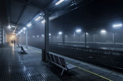 Galician fog | House in nature, Train station, Station