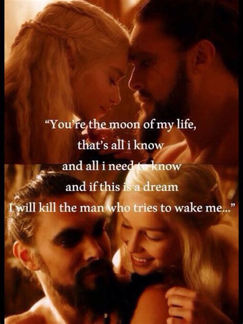 Daenerys & Drogo | Game of thrones quotes, Game of thrones, Game of thrones 3