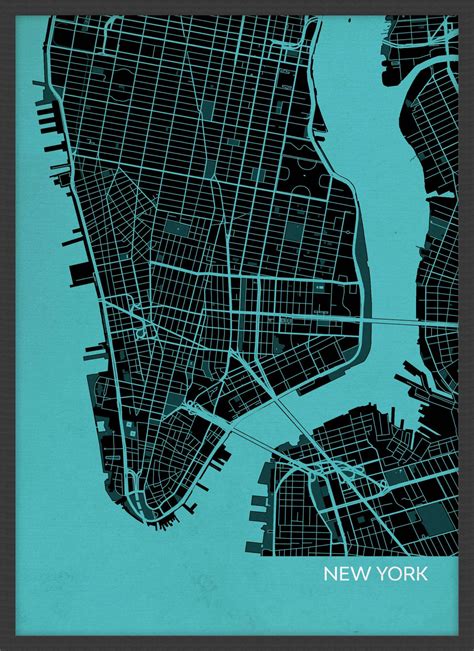 Printable A4 New York Map | Adams Printable Map