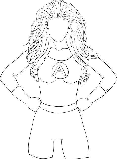 Powerful Warrior Woman Siluet Coloring Page Wecoloringpage Com | My XXX Hot Girl
