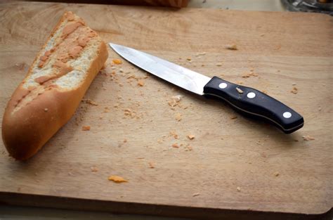Knife And Bread Free Stock Photo - Public Domain Pictures