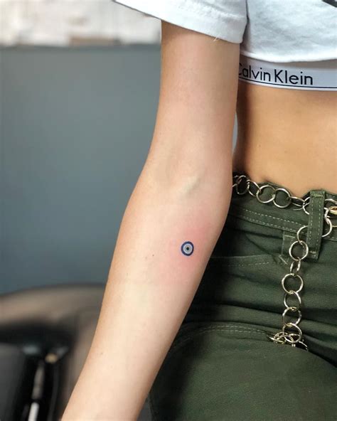 Turkish Evil Eye Tattoo Dainty Tattoos, Pretty Tattoos, Small Tattoos, Form Tattoo, Shape Tattoo ...